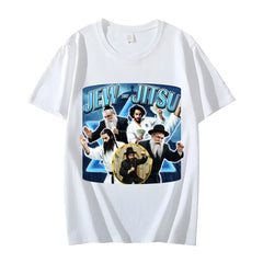 Funny Jew-Jitsu Jewish Meme Graphic T Shirts Vintage Y2k Short Sleeve Women T-shirt Summer Leisure Fashion Casual T-shirts Tops1