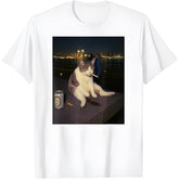 Funny Smoking Cat Cigarette Kitty Gen Z Meme Cat Lovers T-Shirt1