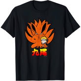 Naruto Shippuden Naruto Kurama Nine Tails Chibi Anime T-Shirt