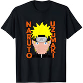 Naruto Shippuden Naruto Uzumaki Face Anime T-Shirt