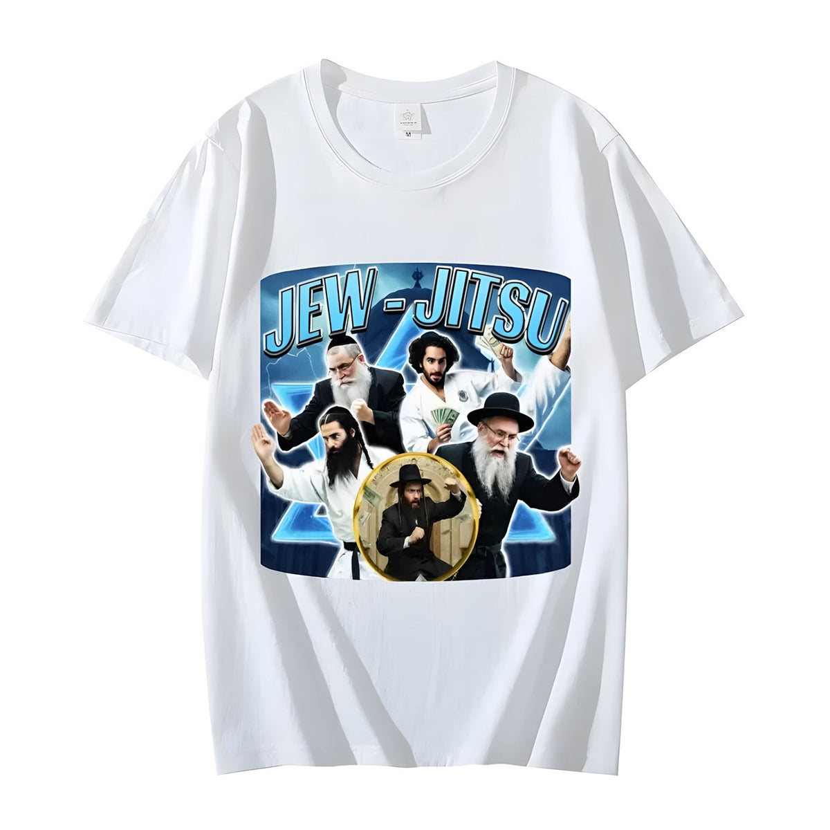 Funny Jew-Jitsu Jewish Meme Graphic T Shirts Vintage Y2k Short Sleeve Women T-shirt Summer Leisure Fashion Casual T-shirts Tops1